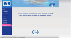 Desktop Screenshot of eib-etechnik.de